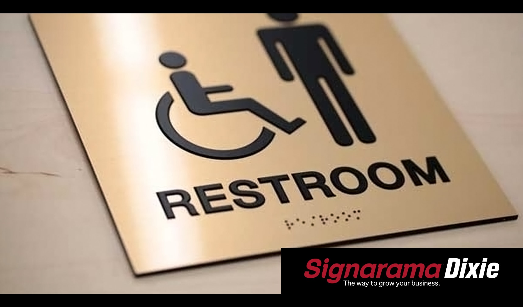 Aluminum ADA Sign 
